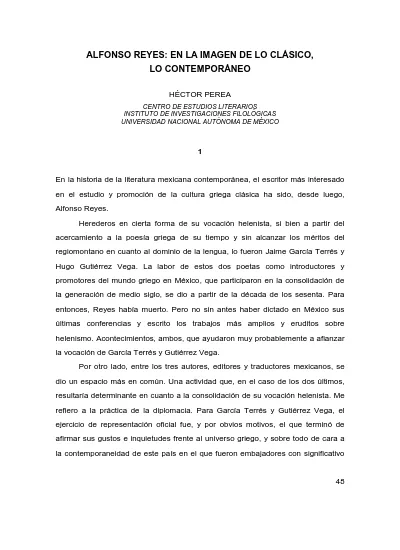 pobre proporción bebida PDF superior Los últimos ensayos breves de Alfonso Reyes - 1Library.Co