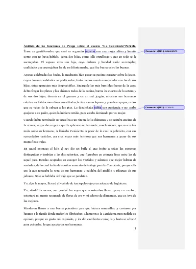Top PDF PRÁCTICA DE CUENTOS. CENICIENTA Y CAPERUCITA. 