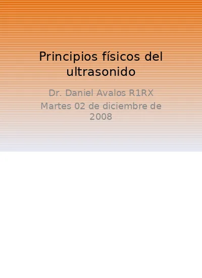 Principios Físicos Del Ultrasonido 9014