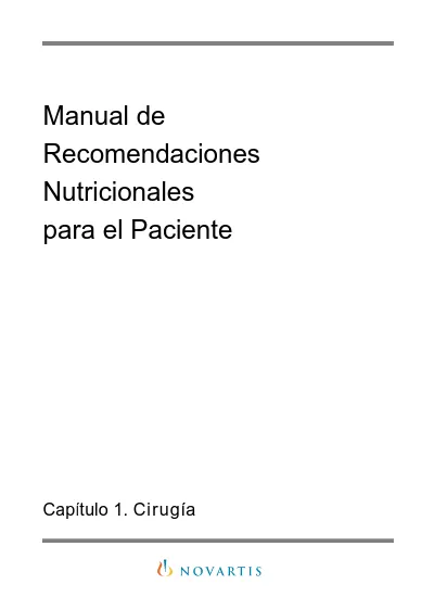 Manual De Recomendaciones Nutricionales Para El Paciente 3144