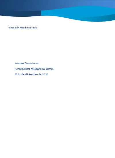 Informe Y Dictamen De RevisorÍa Fiscal AÑo 2020